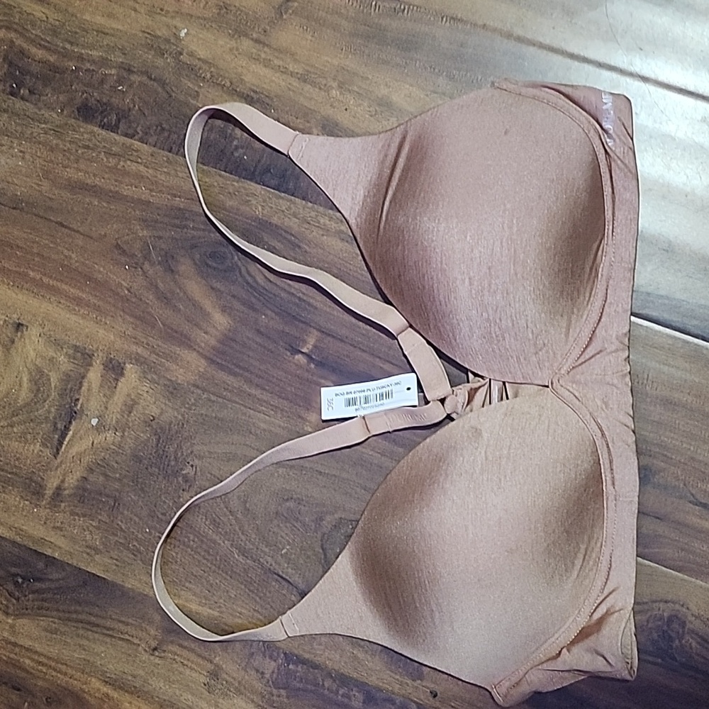 Adore Me Padded Wireless Sports Bra Tan Taupe 36C